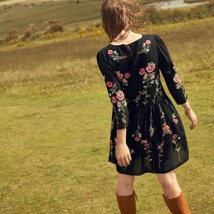 Maeve Allison Embroidered Tunic Dress